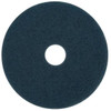 3M Cleaning Floor Pad, 19", Blue, Package Of 5