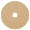 3M Natural Blend Tan Floor Pad, 27", Package Of 5