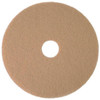Renown Burnishing Floor Pad, 20", Tan, Case Of 5