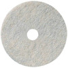 Renown Burnishing Floor Pad, 20", White, Case Of 5