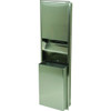 Bobrick Folded Towel Dispenser And 12 Gal Waste Bin (Stainless Steel)