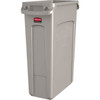 Rubbermaid Commercial Slim Jim 23 Gallon Trash Can (Beige)