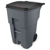 Rubbermaid Commercial Brute 95 Gallon Rollout Trash Can W/ Lid
