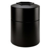Commercial Zone Products Polytec Round Trash Receptacle, 45 Gallon, Black