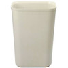 Rubbermaid Commercial Rectangular Fire-Resistant Trash Can, 10 Gal, Beige