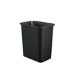 Suncast Commercial Desk-Side Resin Trash Can, 7 Gallon, Black