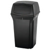 Rubbermaid Commercial Ranger 45 Gallon 2-Door Trash Can (Black)