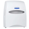 Kimberly-Clark Sanitouch Manual Hard Roll Towel Dispenser (White)