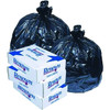 Renown Pcr Can Liner, 33 Gal., 0.9 Mil, Low-Density, Black, 33" X 39", Case Of 250