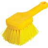 Rubbermaid Commercial Yellow Scrub Brush W/ 8 In. Handle (6-Pack)