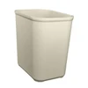 Hapco 28 Quart U.l. Approved Fire Retardant Wastebasket, Sand, Case Of 6