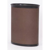 Hapco Urban 13 Qt Oval Metal Wastebasket Wrapped,cobblestone,case Of 6