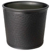 Hapco Vivid Collection 8 Qt. Wastebasket, Brilliant Black, Pack Of 6