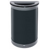 Rubbermaid Commercial Enhance 11.5 Gal Half Round Indoor Trash Can (Gray)