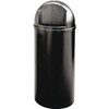 Rubbermaid Commercial Marshal Classic 25 Gallon Trash Can (Black)