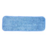 Microworks Microworks Flat Microfiber Pad, 16 Inches, Blue, Package Of 12