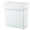 Rubbermaid Commercial Wall-Mount Sanitary Napkin Bin W/ Rigid Liner (White)