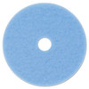 Hi-Performance Burnish Pad 3050, 20" Diameter, Sky Blue, 5/Carton