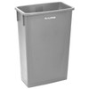 Alpine Industries Slim 23 Gal Gray Waste Receptacle Can Package Of 3 ALP477-GRY-3PK