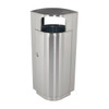 Commercial Zone Products Leafview 20 Gallon Stainless Steel Trash Can