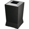 Commercial Zone Products Modtec 39 Gallon Square Trash Can W/ Liner (Gunmetal)