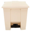 Rubbermaid Commercial 8 Gallon Legacy Step On Trash Can (Beige)