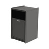 Commercial Zone Earthcraft 30 Gal Single-Stream Trash Side-Load Flat-Top Routed