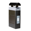Commercial Zone Avante Trash Container, 30-Gallon Narrow Unit W/Canopy Lid, Liner Included