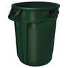 Rubbermaid Commercial Brute 32 Gallon Round Trash Can (Green)
