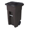 Toter 32 Gallon Heavy-Duty 2-Wheel Trash Can (Brownstone)