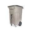 Toter 64 Gallon Rotational Molded Wheeled Trash Can W/ Lid