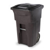 Toter 64 Gallon Heavy-Duty 2-Wheel Trash Can (Brownstone)