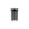 Ledge Lounger Ledge Lounger Mainstay Industrial Round Trash Bin And Liner- Fog