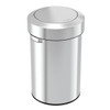 HLS Commercial 17 Gallon Stainless Steel Swing Top Trash Can