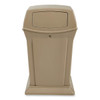 Rubbermaid Commercial Ranger 45 Gallon Two-Door Trash Can (Beige)