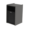Commercial Zone Earthcraft Single-Stream Trash Side Load Flat-Top Routed 30 Gal