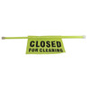 Impact Products Closed For Cleaning Safety Sign, 30" To 44" Doorway/Aisle Pole