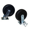 Rubbermaid Commercial 8 Inch Swiv & Rig Caster Kit W/Hardware For Rubbermaid Commercial Platform Truck
