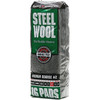 Rhodes American 106605-06 Grade 2 Steel Wool 16 Pad Poly Sleeve, Case Of 96