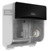 Kimberly-Clark Icon 58783 Faceplate, For 4 Roll Coreless Standard Roll Toilet Paper Dispensers (Black Mosaic)