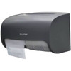 Alpine Industries Durable Plastic Double Roll Toilet Paper Dispenser (Gray)
