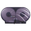 San Jamar Oceans 2-Roll Toilet Paper Dispenser (Pearl Black)