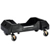 Alpine Industries Hd Interlocking Can Dolly Swivel Wheels, Black ALP477-DOLLY