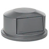 Rubbermaid Commercial 44 Gallon Brute Dome Top Trash Can Lid (Gray)
