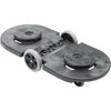 Rubbermaid Commercial Brute Tandem Trash Can Dolly (Black)