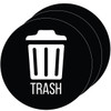 HLS Commercial "Trash" Decal (3-Pack)