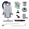 ProTeam Gofit 6 Cordless Com Backpack Vacuum W/Xover Two-Piece Wand Kit 345386