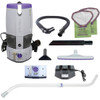 Proteam Gofree Flex Pro Ii 6 Qt. 12ah Backpack Vacuum W/ Xover Wand Kit