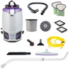Proteam Gofit 6 Plus 6 Qt. Commercial Backpack W/ Xover Multi-Surface Wand Kit