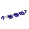 Toolflex One 21" Tool Organizer With 3 Universal Holders Purple 363797